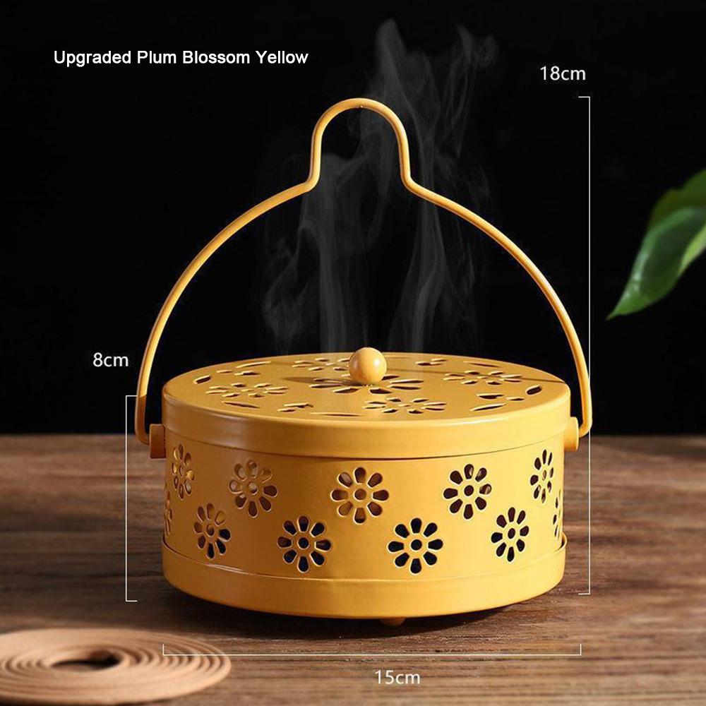 Cover Mosquito Coil Tray Holder Anti-fire Mosquito-repellent Holder Portable Incense Burner