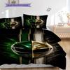 Green Ranger Helmet Power Protection Threepiece Set 1 Duvet Cover 2 Pillowcase Without Core Duvet Cover And Pillowcase Bedding Set