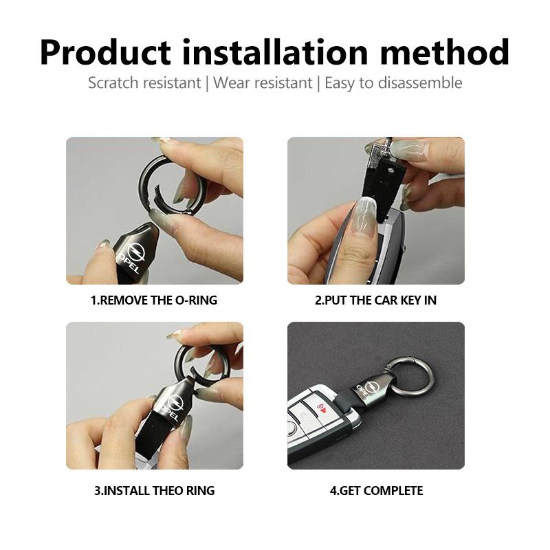 Luxury Car Keychain Key Chain Buckle Key Ring Gift For Man Women For Opel Insignia Astra G J F K Vectra C H Corsa C B D Omega