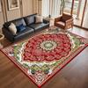 Retro Persian American Carpet Large Area Living Room Decoration Home Ethnic Style Bedroom Rug Cloakroom Lounge Soft Mat Washable