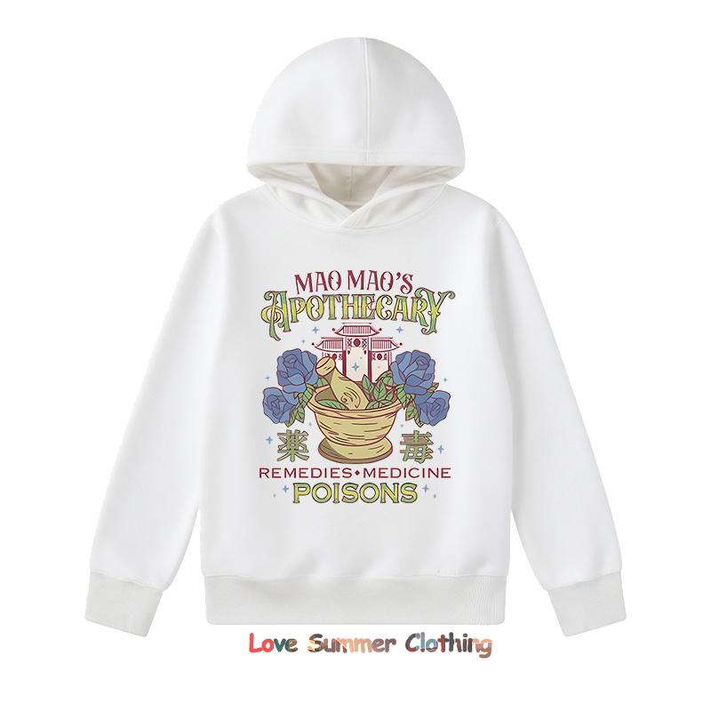 The Apothecary Diaries Hoodie for Girls Age 4-14 HD Print boys Pullover Casual Girls Sweatshirt Fall Many Colors Bulk Discount