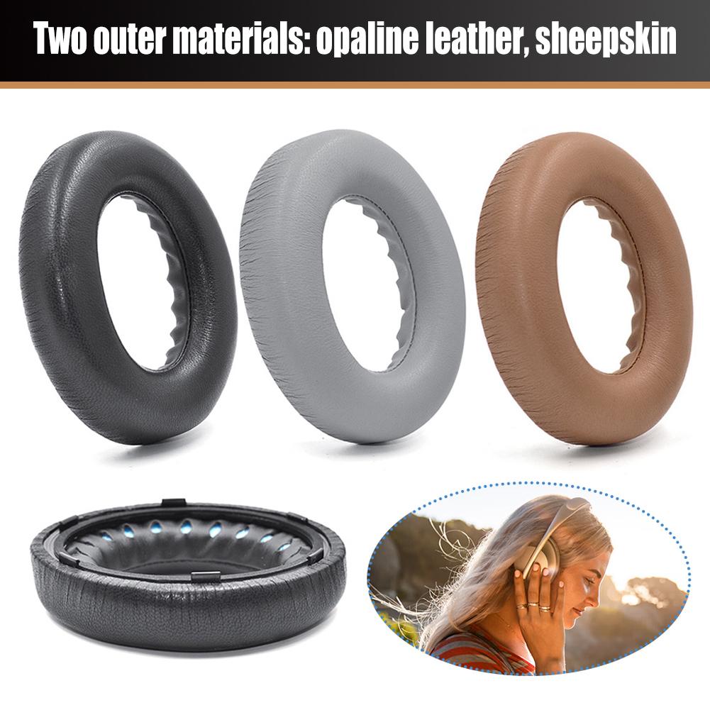 Protein Leather/Sheepskin with Memory Foam Headphones Ear Pads Noise Cancelling Ear Cushions for Bose 700 (NC700) Headphones