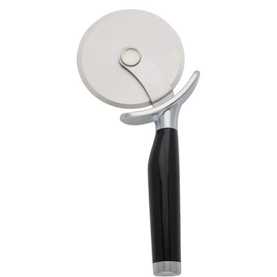 Cortador de Pizza Clássico com Lâmina Afiada Para Cortar Crostas, Tortas e Mais Protetor de Dedo Embutido para Segurança e Punho Confortável para Proteger os Dedos