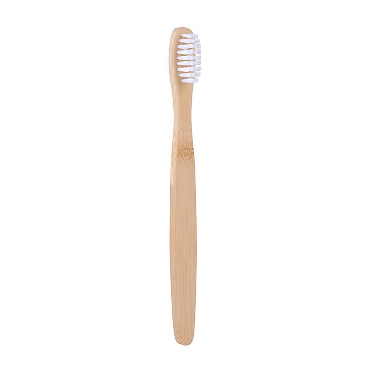 Single Pack Free Samples 100% Biodegradable Eco Friendly Cheap Flat Soft Bamboo Toothbrush Cepillo Dental Bambo Set