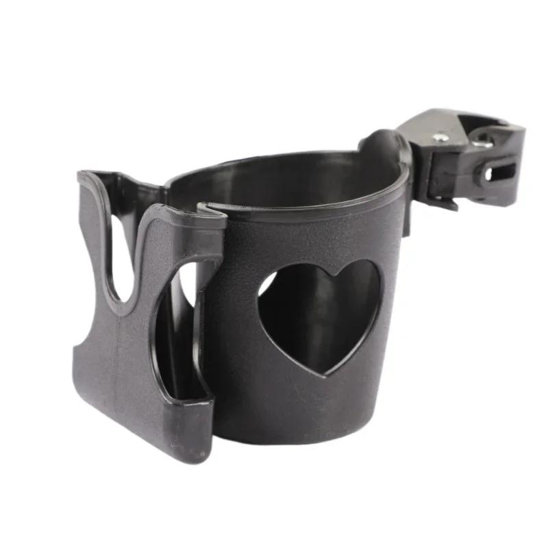

Stroller Cup Holder Phone Holder 2-in-1 Stroller Phone Milk Bottle Holder Designed For Pram Pushchair Wheelchair Accessories чёрный