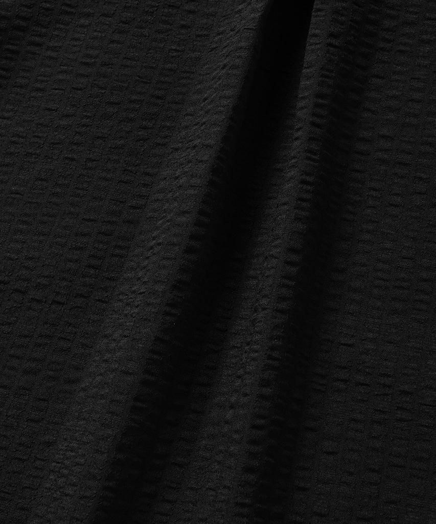 NONBLANK Seersucker Veil Hs Shirt_Black