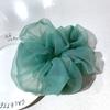 Super Bright Organza Large Intestine Ring Hair Band Girl Head Band Fashion Wide Edge Hair Accessories
