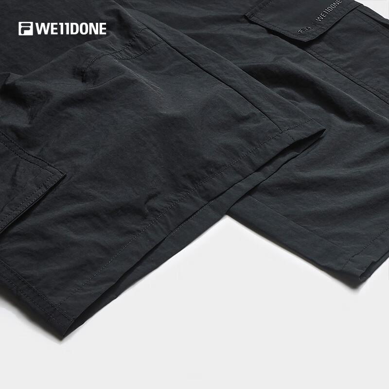 FILA x WE11DONE Men's Woven Cargo Cropped Pants