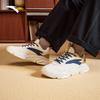 Anta Chaussures Décontractées Classiques Polyvalentes Absorbant les Chocs Durables Haut Bas Homme sneaker Blanc Bleu 912538809F-5