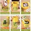 Multifunctional Vegetable Chopper Hand Pressure Onion Diced French Fries Cutter Kitchen Gadget Cucumber  Slicer Kitchen Tools