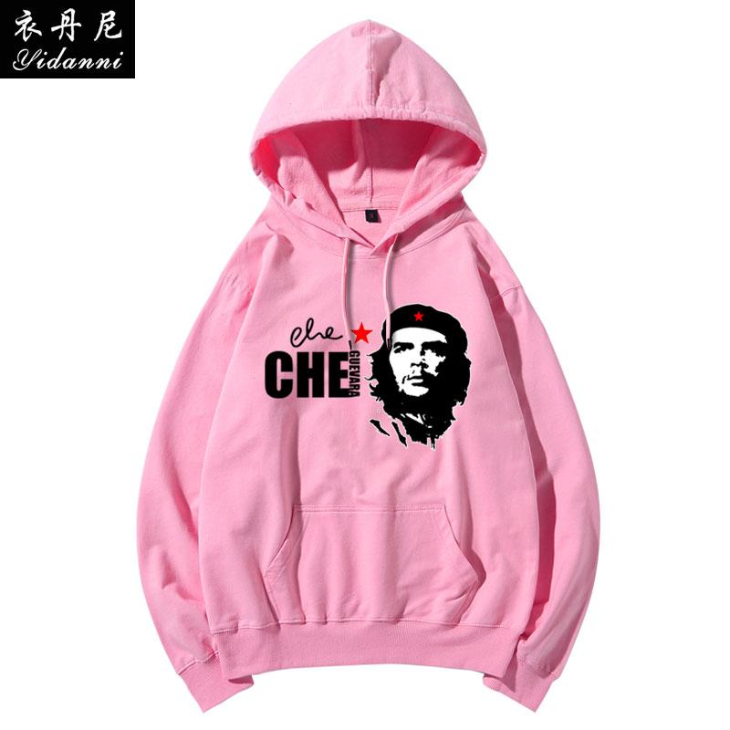2025 Autumn New Collection - Limited Edition - Cuban Red Revolutionary Hero Che Guevara Print Hooded Sweatshirt