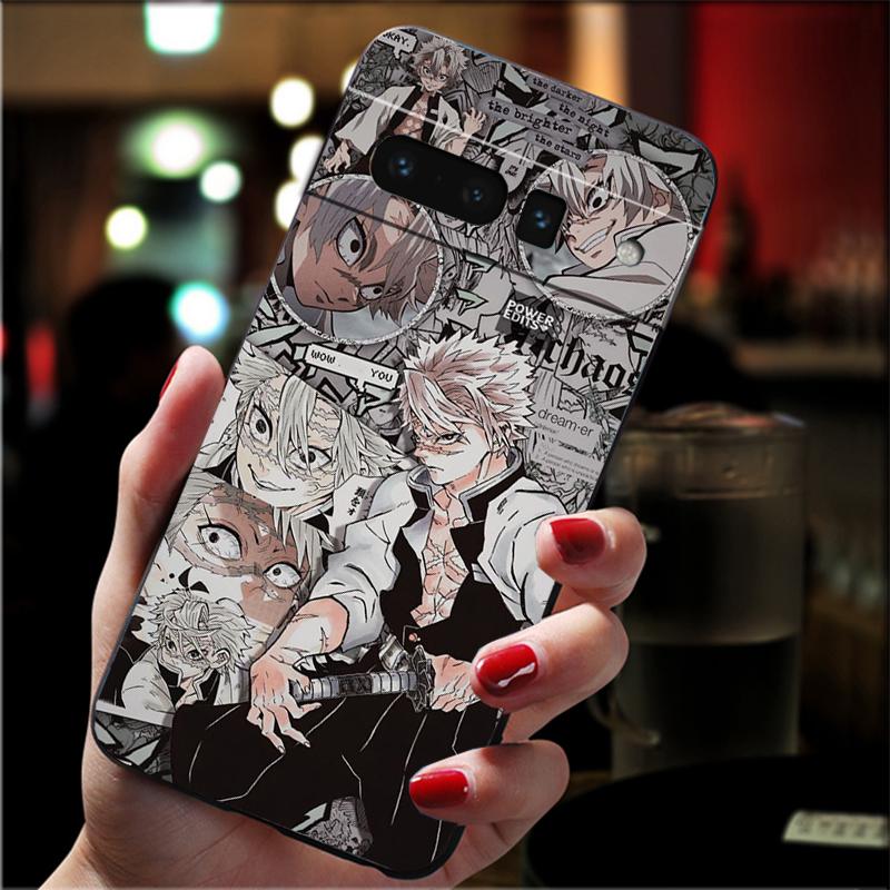 

Phone Case For Google Pixel 10 9 Pro XL 9A 8 7 6 Pro Pixel 8A 7A 6A Pixel 8 7 6 5 Anime Tanjiro Kamado Demon Slayer Google Pixel 7a