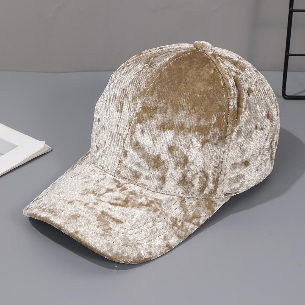 Autumn Winter Hats For Men Women Velvet Baseball Cap Unisex Curved Brim Casual Hat, Soft Adjustable Snapback