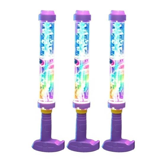 1/2/3/4Pcs Glowing Rainbow LED Water Sprayer, Light-up Water Sprinkler with Colorful Lights, Water Sprayer Tube Toy for Outdoor Summer Pool Party