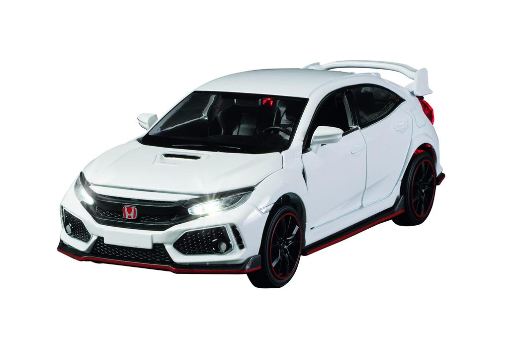 Jozen Cast World Light & Sound Series Honda Civic Type R White JDC6035-WH