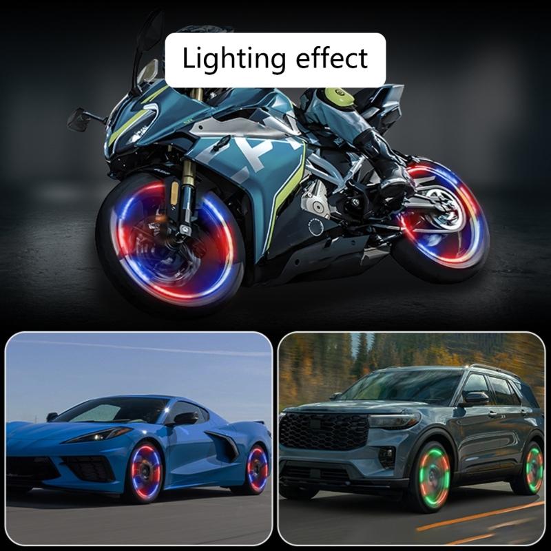 Fashionable LED Car Wheel Lights Multicolor LED Car Wheel Lights for Bike Car