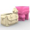 Backpack Dog Succulent Pot Mold Flower Pot Resin Mold Home Office Desktop