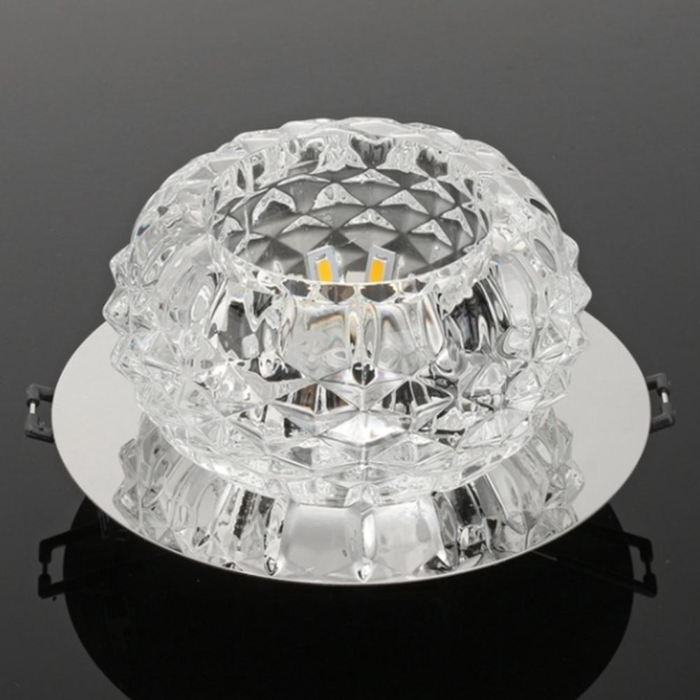 5W Modern Crystal LED Ceiling Light Fixture Mounted LED Ceiling Lights Home Hall Walkway Light