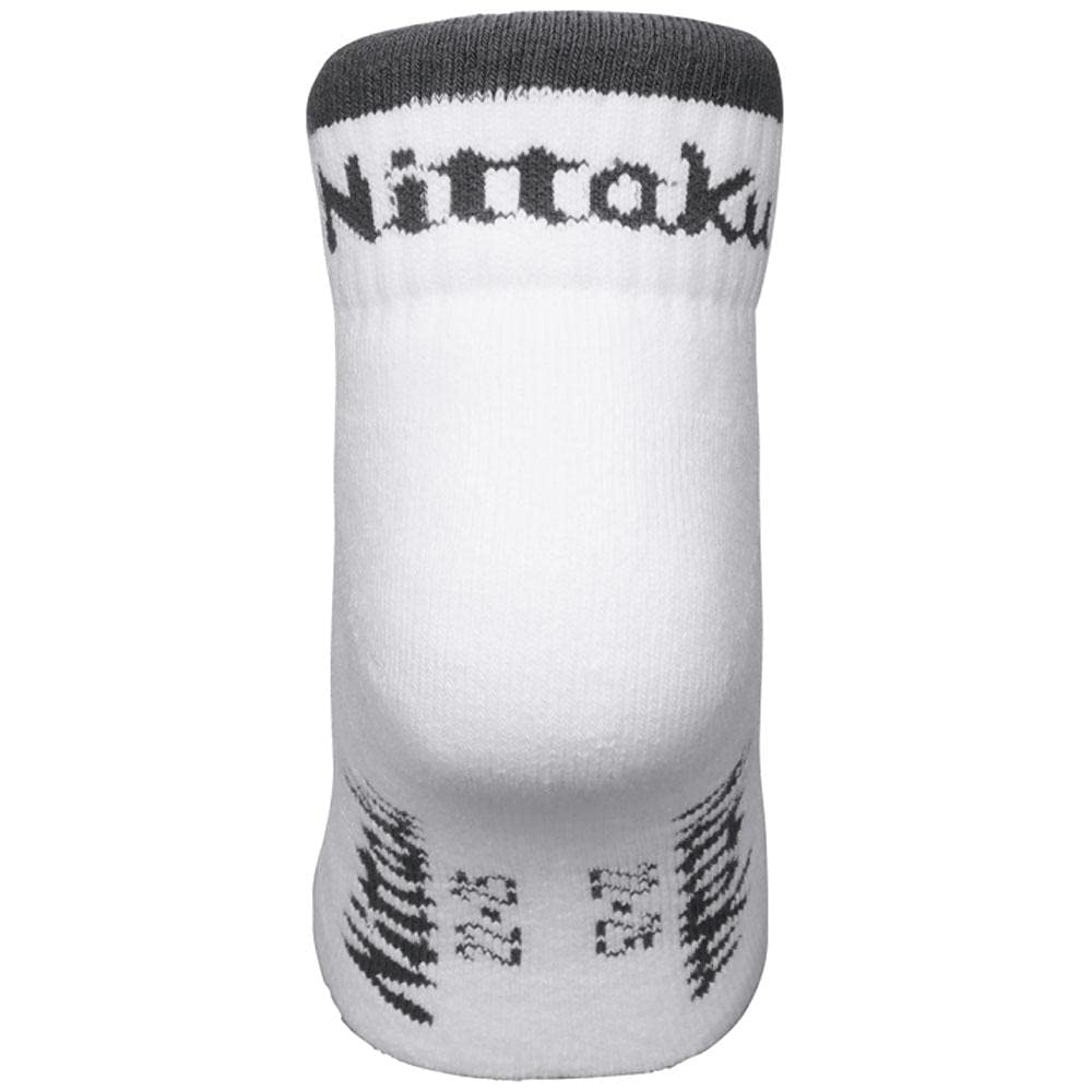 Nittaku Table Tennis Short Fit Match Socks Size M Socks, Unisex, NW-2952, Gray, (22.0-25.0cm)