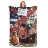 Home Alone Macaulay Culkin Collage Blanket Fleece Kevin Comedy Ultra-Soft Throw Blanket for Bed Bedspread