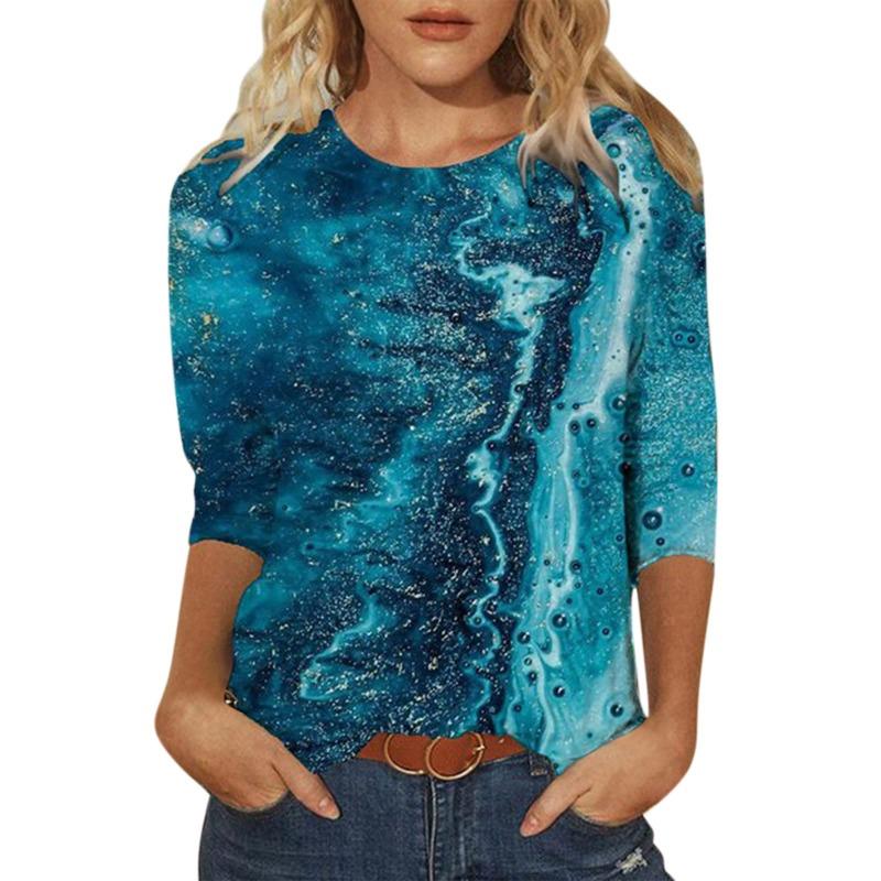 Leaf Butterfly 3d Print Long SleeveT-Shirt Casual Women's Clothing Long Sleeve T-shirt Fashion Casual Oversized Tops Tees Female