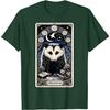 Opossum Tarot Card Goth Possum Witchcraft Gothic Occult Graphic Tee for Men