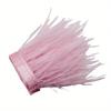 1/10M Natural Plume Black Ostrich Feathers Trim Crafts DIY Feather Ribbon Jewelry Making Wedding Party Christmas Decor 8-10cm