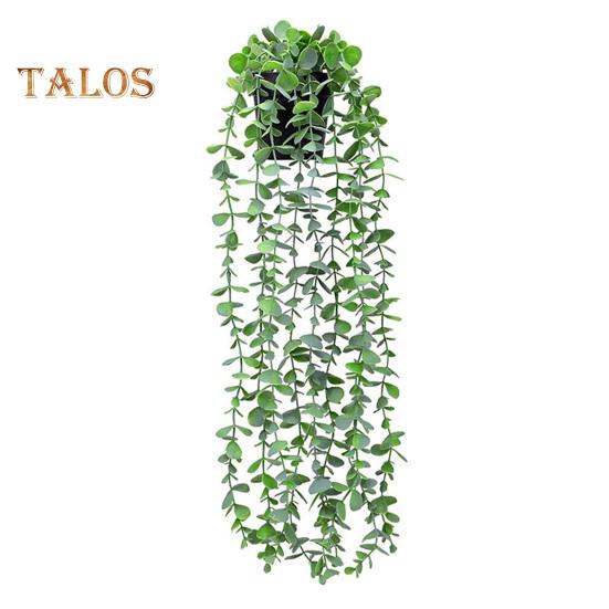 

Искусственная эвкалиптовая лоза, подвесное растение в горшке, искусственная зеленая лоза для внутреннего и наружного оформления ванной комнаты, гостиной, офиса, настенного декора D