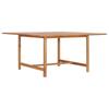 Day and Night - Day and Night Solid Teak Wood Garden Table 150x150x76 Cm