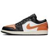Jordan Air Jordan 1 Starry Sea Pearl Abrasion Resistant Low Top Vintage Basketball Shoes Unisex Gray Gold 553558-081(Team626-)