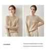 Lekasha Women's 100% Pure Cashmere Saddle Shoulder Round Neck Base Layer Sweater