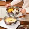 Hanyou 316L Stainless Steel Yukihira Soup Pot with Wooden Handle