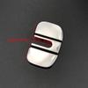 For Tesla Model X 2016 2017 2018 Model S 2012 - 2018 Door Lock Buckle Striker Trim Protection Cover Cap Sticker Car-Styling