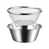 Stainless Steel Mini Rice Washing Basin Set