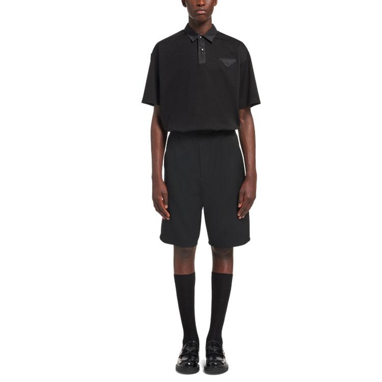 PRADA FW21 Casual Shorts Men's Black SPH179-1XTO-F0002-S-221