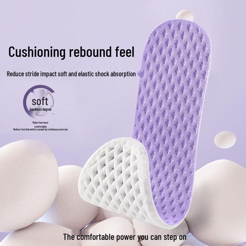 Breathable Antibacterial PU Summer Insole - Soft, Dry & Odor-Free Comfort