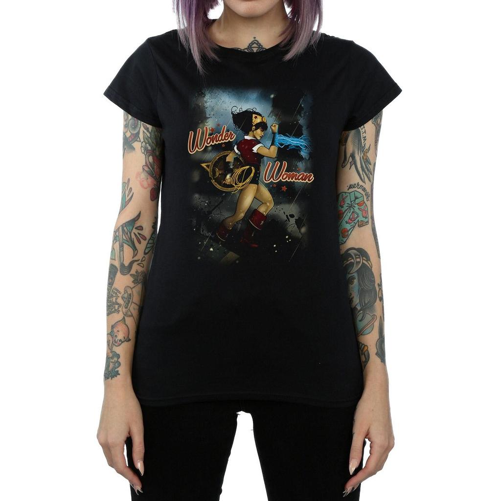 DC Comics Womens/Ladies Wonder Woman Bombshell Cover Cotton T-Shirt