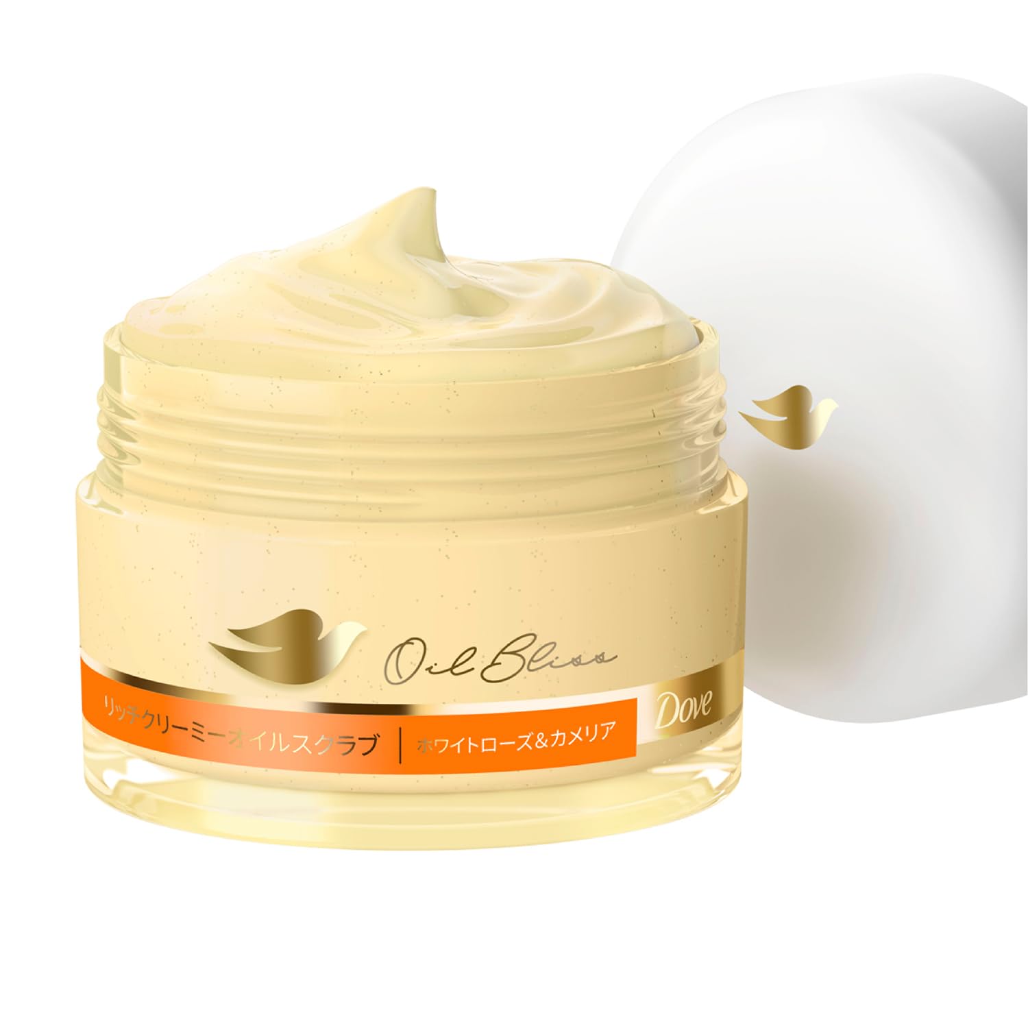 

Dove Rich Creamy Oil Scrub, White Rose & Camellia Body Scrub, 200g