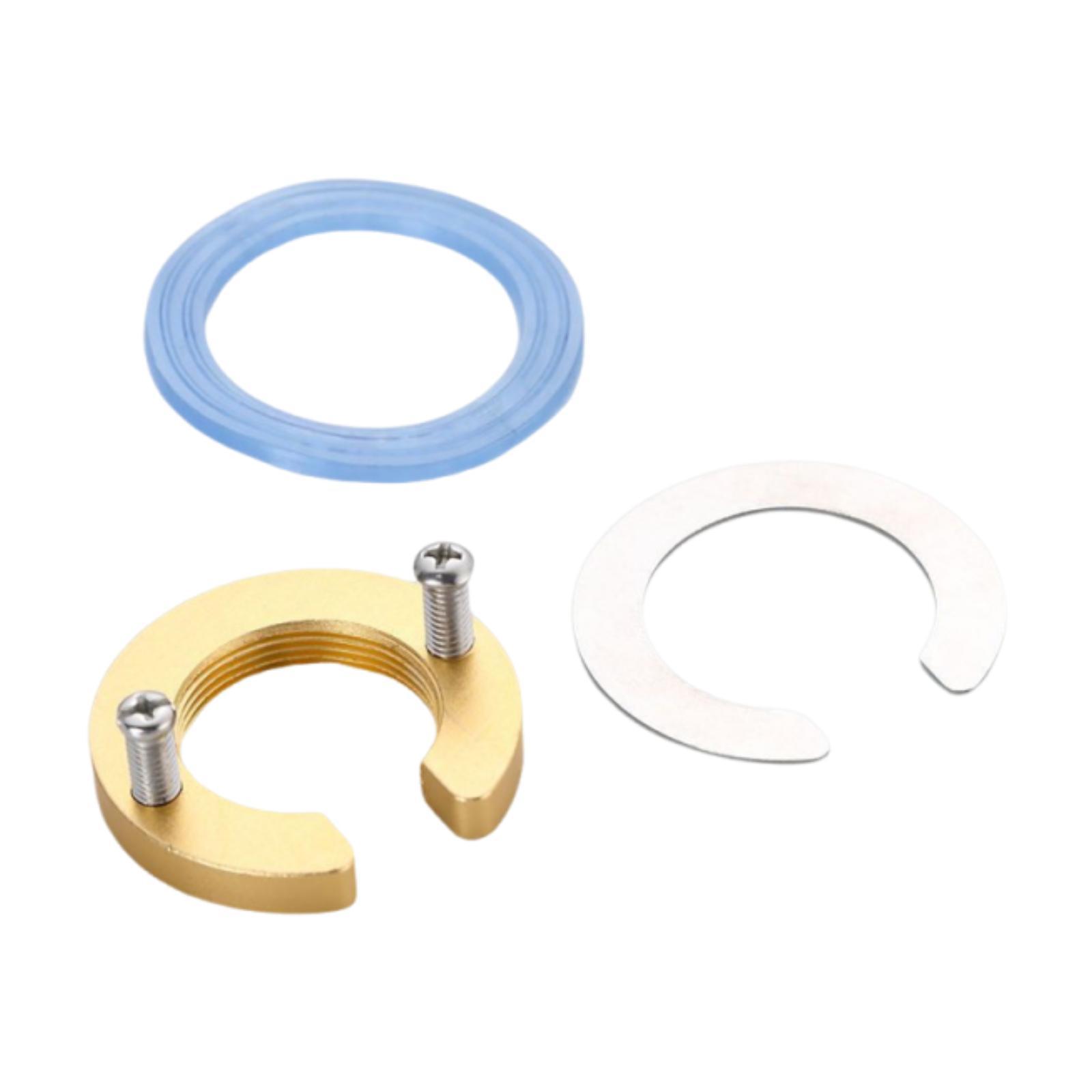 

C Type Kitchen Tap Fixing Nut Set for Bathroom Simple Assembly Spare Parts Multipurpose Locking Nut Tap Pipe Fastener ID 31 mm