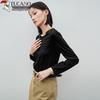 T-shirt long ample en pur coton pour femme