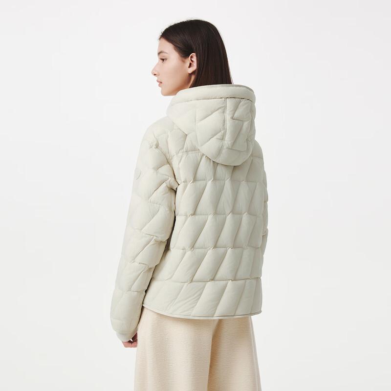 Tanboer Women's Lightweight Hooded Short Down Jacket 5330262Z