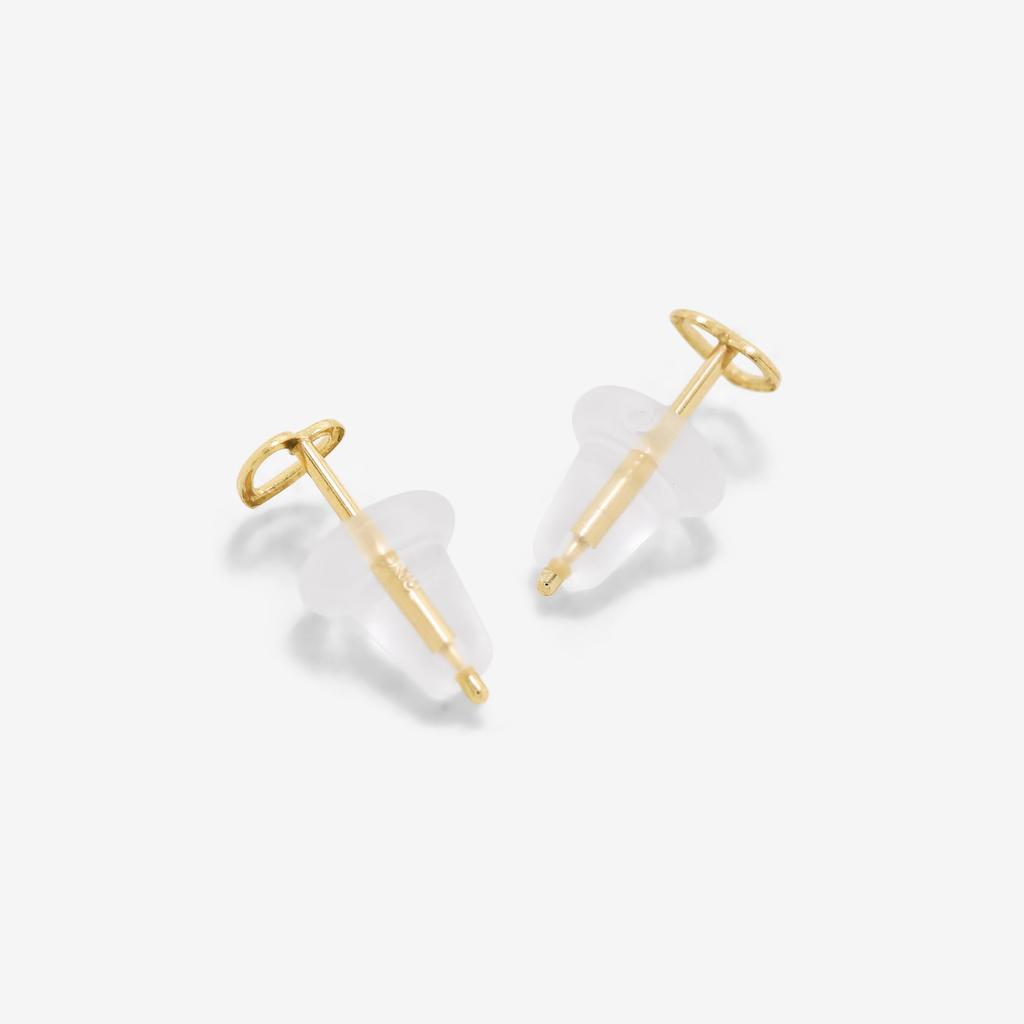ESTELLE [Official] Women's 10K Yellow Gold Heart Motif Earrings 0202-3249-0019-0000