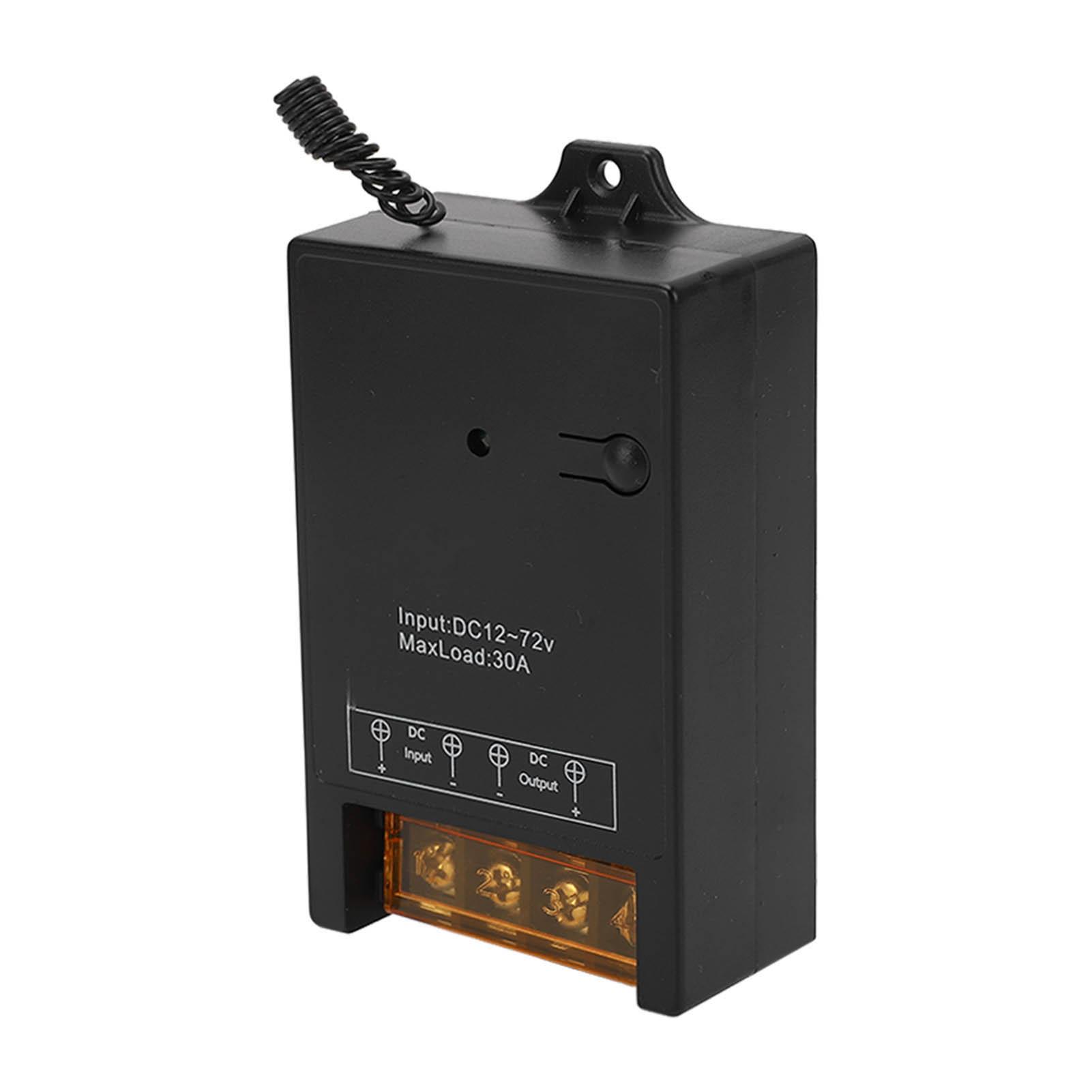 

Автомобильное реле с дистанционным управлением, латунная катушка, 433 МГц, радиочастотное беспроводное автомобильное реле 12 В72В 30А