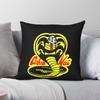 Cobra Kai Logo Square Pillowcase Polyester Linen Velvet Creative Zip Decorative Throw Pillow Case Sofa Seater Cushion Cover 18"