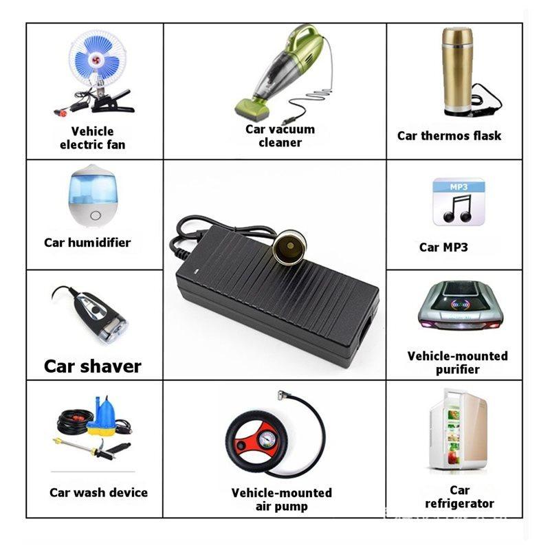 AC To DC 220V To 12V Voltage Converter, 12V Power Supply Socket For Car Electrical Appliance Equipment Parking Heater EU Plug