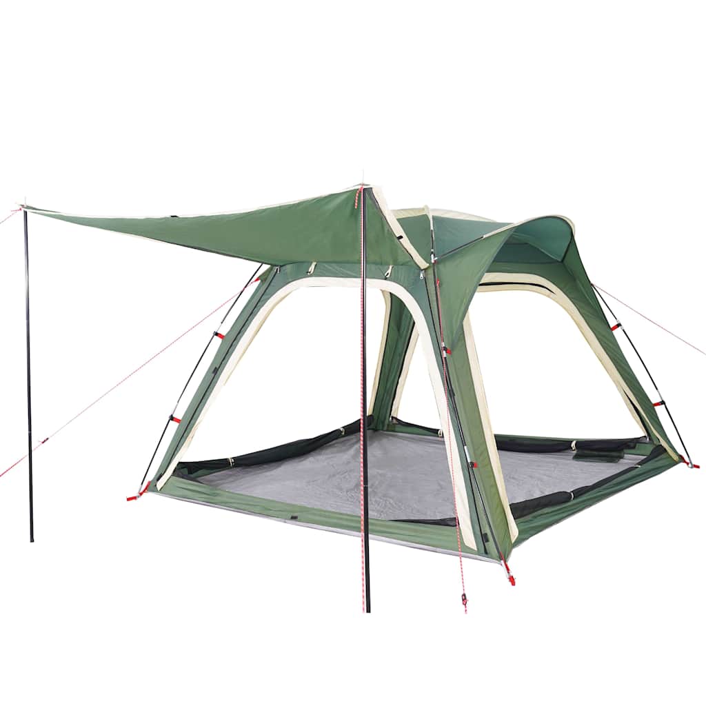 4 Person Camping Tent Green Quick Release Waterproof