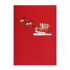 Novelty for Pop Up Greeting Cards 3D Christmas Cards Xmas Elements Greeting Card