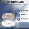 Rechargeable Noise-Reducing Invisible Hearing Aid with Amplifier and Button