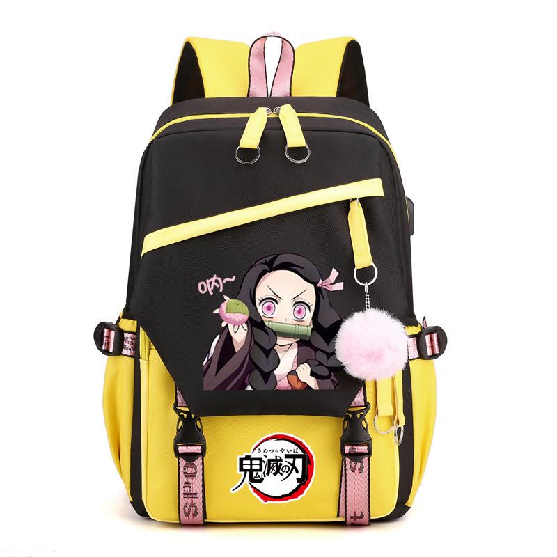 Ghost Annihilation Blade Peripheral Trend Backpack Large Capacity Waterproof Student Versatile School Bag