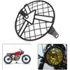 For Headlight Grill Gorgeri Headlight Grille, Motorcycle Front Headlight Guard Grille Headlamp Grill Cover Screen Protector Headlight Grill Grille
